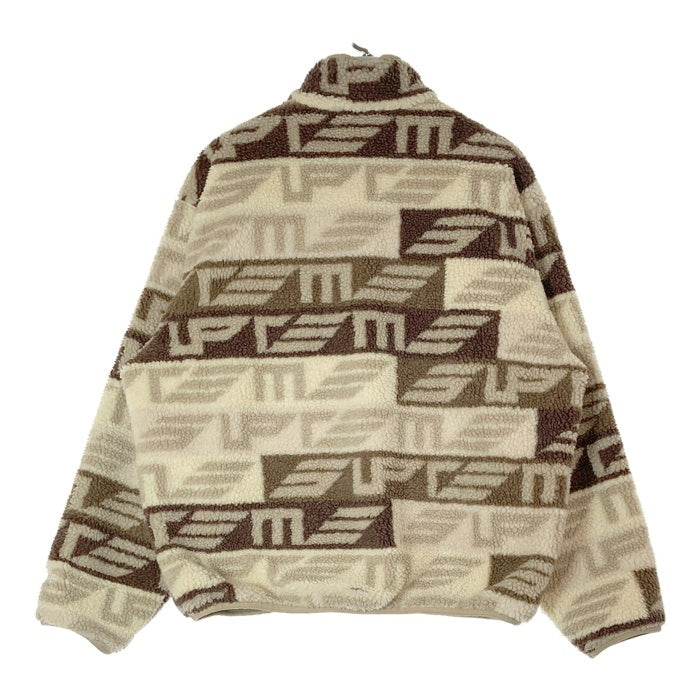 Supreme シュプリーム 23FW Geo Reversible WINDSTOPPER Fleece Jacket リバーシブル フリースジャケット ブラウン sizeS 瑞穂店