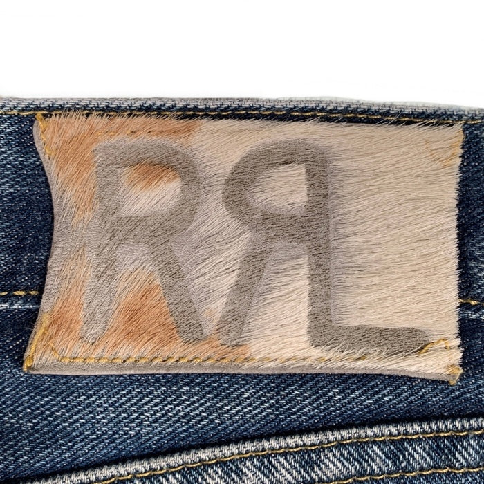 DOUBLE RL ダブルアールエル RALPH LAUREN ラルフローレン HIGH SLIM JAPAN WOVEN SELVEDGE DENIM デニムパンツ ライトブルー 782710732001 USA製 Size 33 × 32 福生店