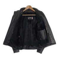 Schott ショット レザーシングルライダースジャケット ブラック 641 ボアライナー付 Size 38 福生店