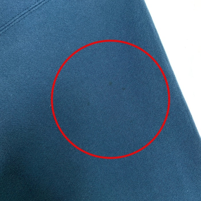 90's WORLD PRESERVE アニマルプリント クルーネックスウェットトレーナー ブルー GALT SAND USA製 Size L 福生店