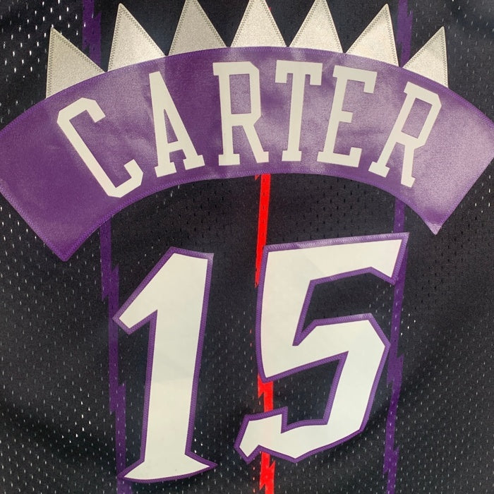 Mitchell&Ness ミッチェルアンドネス NBA トロント・ラプターズ Swingman Jersey スイングマンジャージー ヴィンス・カーター ゲームシャツ タンクトップ ブラック Size XL 福生店