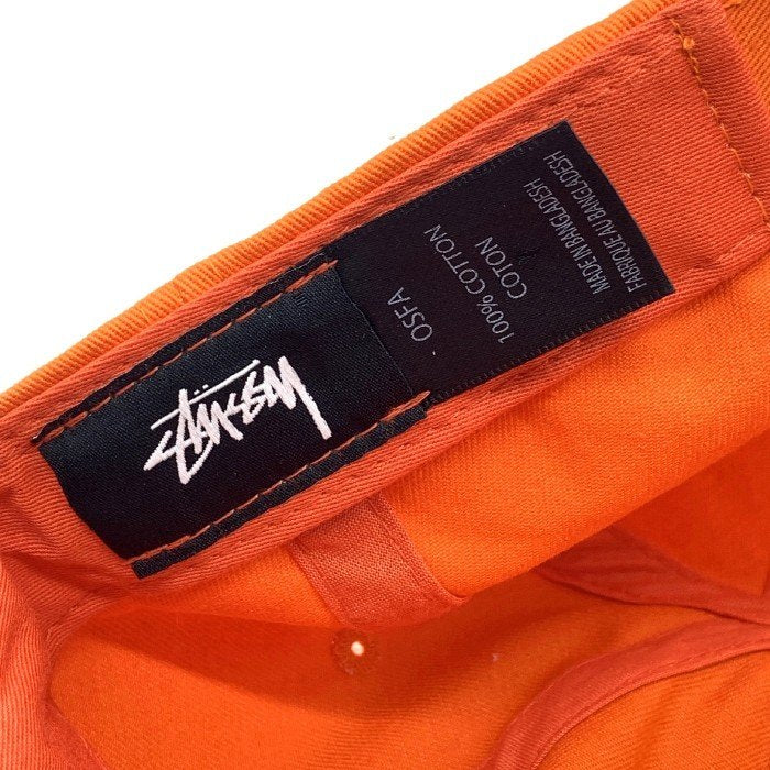 STUSSY ステューシー Stussy Corp Low Pro コットン 6パネルキャップ オレンジ 並行品 福生店