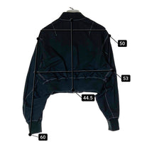 SLY スライ CROPPED BOMBER JK クロップド ボンバージャケット ブラック siseF 瑞穂店