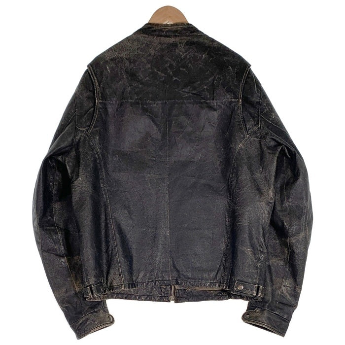Angelo Litrico アンジェロリトリコ AIR CARGO ASSOCIATION レザージャケット ブラック Size XL 福生店