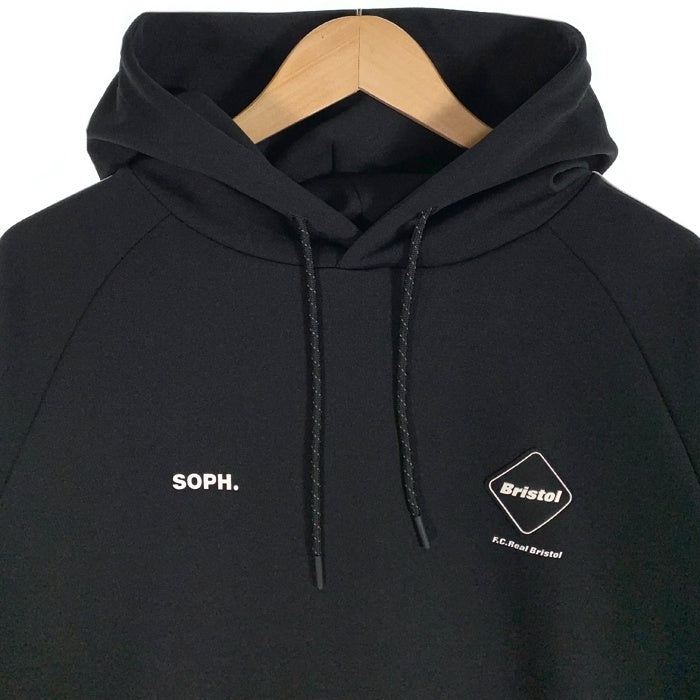 F.C.Real Bristol エフシーレアルブリストル 24SS TRAINING TRACK HOODIE トレーニングトラックフーディー ジャージ ブラック FCRB-240013 Size L 福生店