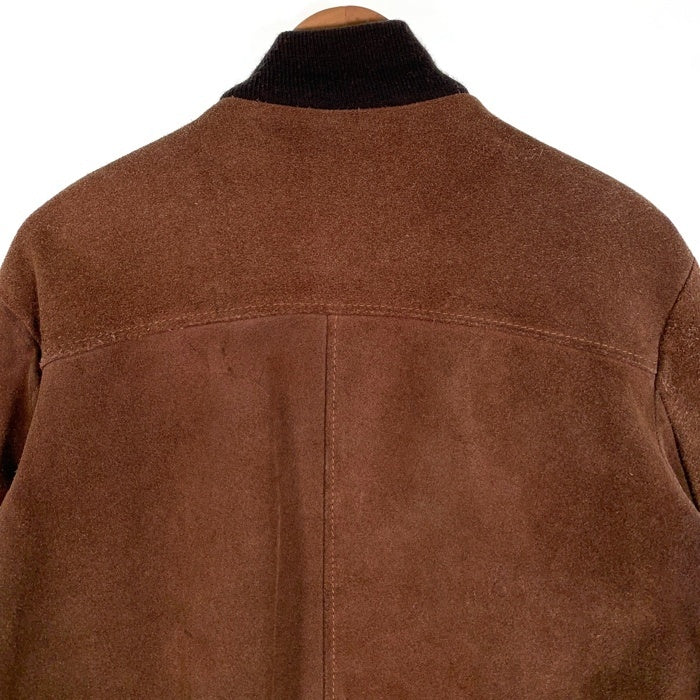 Schott ショット Suede Bomber Jacket スエード ボンバージャケット ブラウン USA製 Size 40 福生店