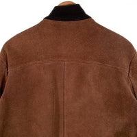 Schott ショット Suede Bomber Jacket スエード ボンバージャケット ブラウン USA製 Size 40 福生店
