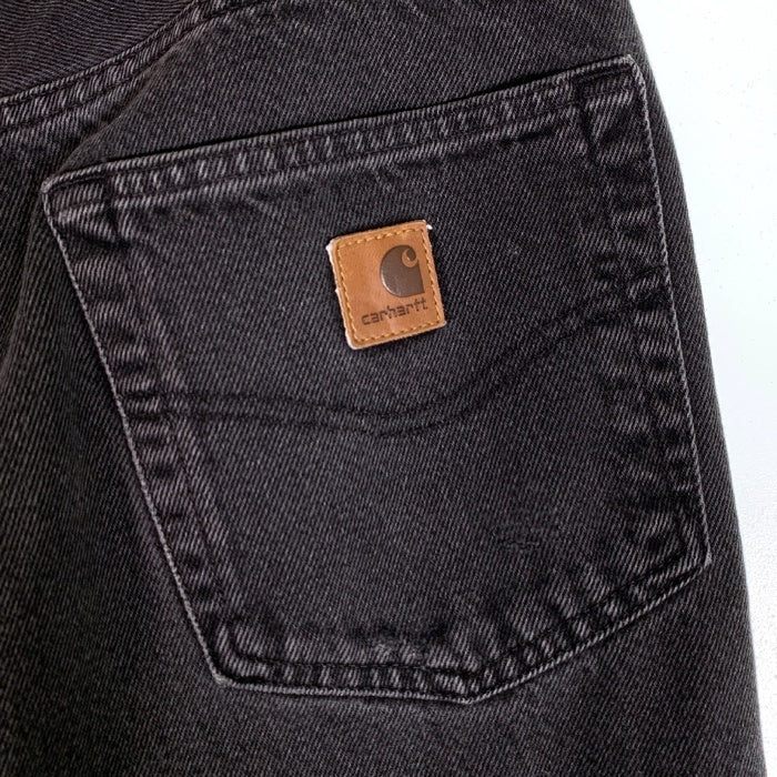 Carhartt カーハート Relaxed Fit ブラックデニムパンツ テーパード 100065-001 Size 34×32 福生店