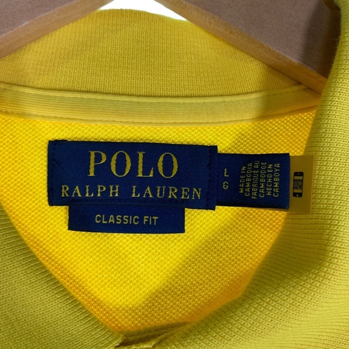 POLO RALPH LAUREN ポロラルフローレン CHAMONIX 半袖 ポロシャツ イエロー Size L 福生店