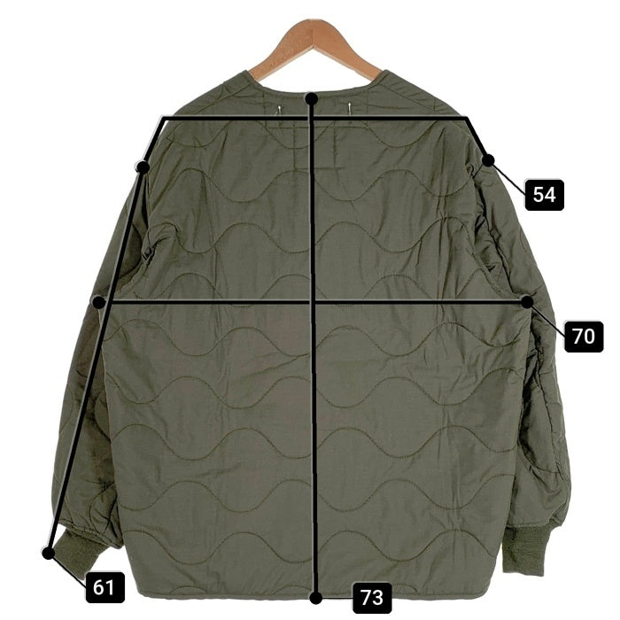 00's U.S.ARMY 米軍 キルティング フィールドライナージャケット オリーブ 8415-01-394-3836 00年製 Size L-S 福生店