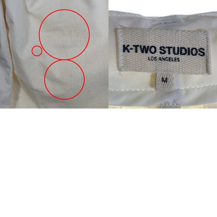 K-TWO STUDIOS リップストップ スノーパンツ アイボリー Size M 福生店