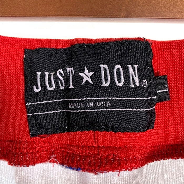 JUST DON ジャストドン NBA ALL STAR バスケットボール ショーツ ハーフパンツ ホワイト レッド ブルー USA製 Size L 福生店