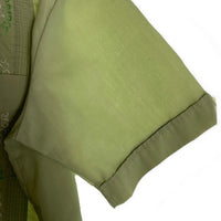 GUAYABERA Yucateca グアラベア ユカテック 半袖 キューバシャツ グリーン Size L 福生店