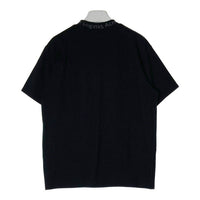 Acne Studios アクネ ストゥディオズ 3367690004 ロゴプリント モックネック ストレッチ 半袖Tシャツ ブラック sizeM 瑞穂店