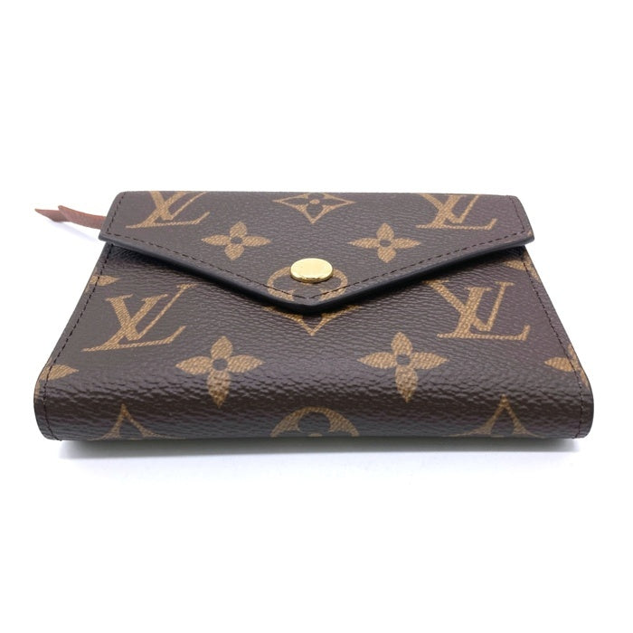 LOUIS VUITTON ルイヴィトン モノグラム ポルトフォイユ ヴィクトリーヌ 三つ折り財布 ブラウン ICチップ M62472 瑞穂店