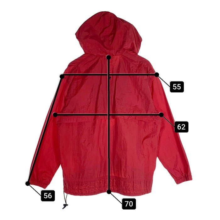 00's NIKE ナイキ ナイロン プルオーバーパーカー アノラック レッド Size YOUTH L (12-14) 福生店