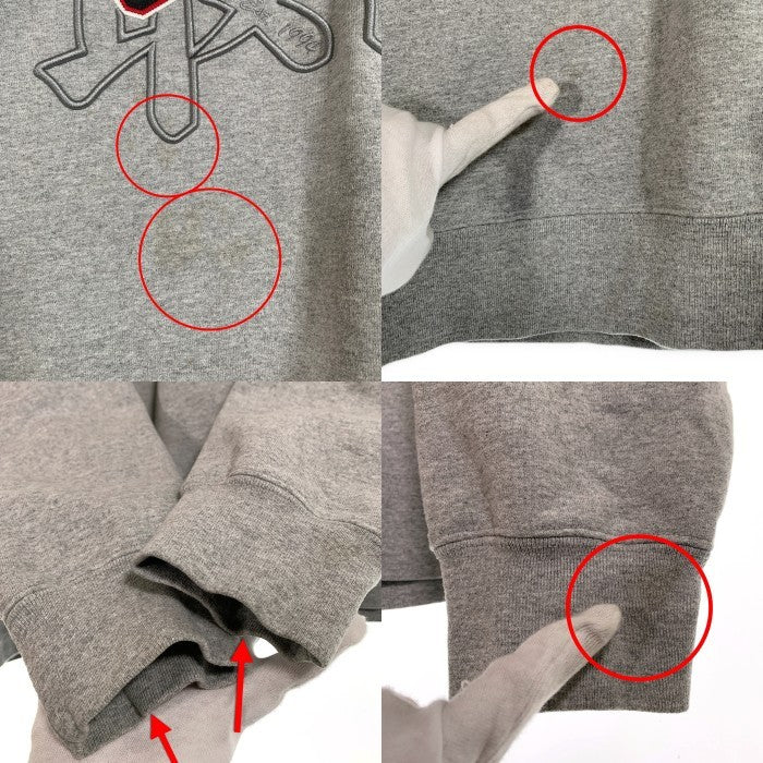 SUPREME シュプリーム 20SS Kanji Logo Crewneck 漢字ロゴ クルーネックスウェットトレーナー グレー Size XL 福生店