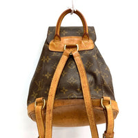 LOUIS VUITTON ルイヴィトン M51137 モンスリPM モノグラム バックパック リュックサック ブラウン 瑞穂店