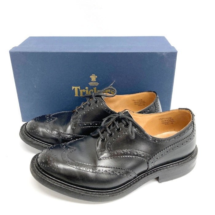 Tricker's トリッカーズ BOURTON 5633/123 ウィングチップシューズ ブラック sizeUK8 1/2 瑞穂店