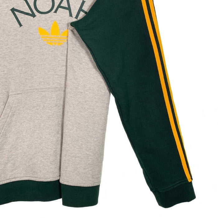 adidas アディダス 21AW NOAH ノア  Striped Hoody ストライプフーディ プルオーバースウェットパーカー グレー グリーン HC4305 Size 2XO 福生店