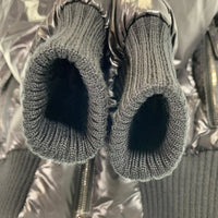 DUVETICA デュベティカ Greco グレコ ナイロン リブ ダウンジャケット ジップアップ ブラック Size 46 福生店