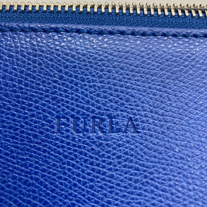 FURLA フルラ クラッチバッグ ブルー 瑞穂店