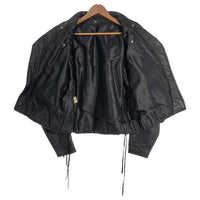 Schott ショット 125 レザーダブルライダースジャケット ブラック ライナー無 YKKファスナー Size 44 福生店