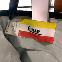 80's~ COTLER コトラー ウール2タックスラックス トラウザー ストライプ ブラック Size w86cm 福生店