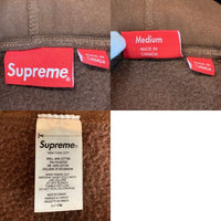 SUPREME シュプリーム 22AW Capital Hooded Sweatshirt キャピタル プルオーバースウェットパーカー ブラウン 刺繡 Size M 福生店