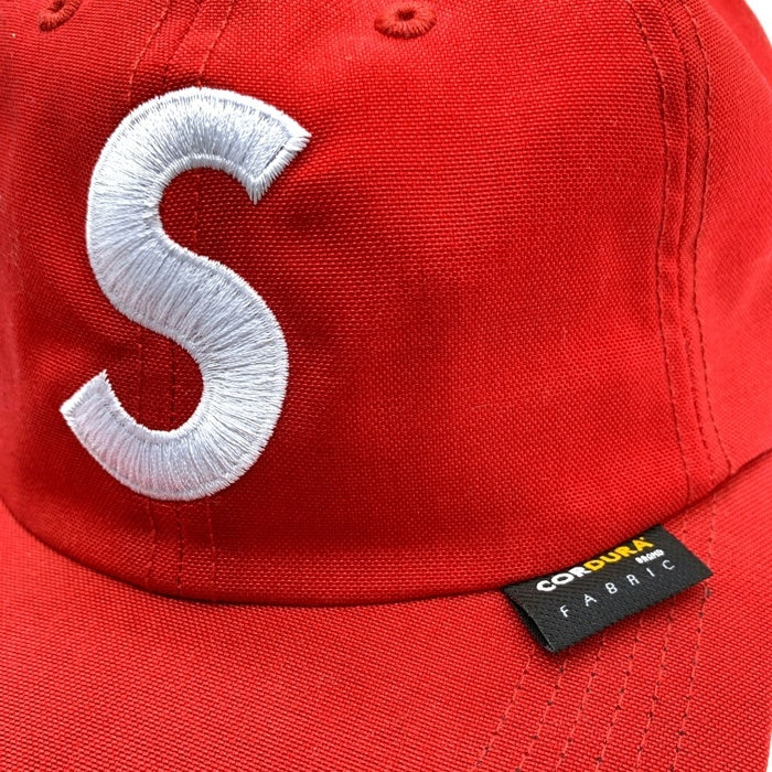 SUPREME シュプリーム 18AW CORDURA S Logo 6-Panel Cap コーデュラ S ロゴ 6パネルキャップ レッド 福生店