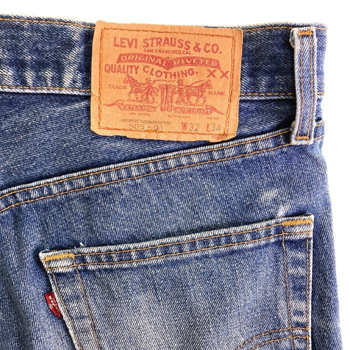 Levi's リーバイス 505 USA製 ボタン裏379 デニムパンツ ライトインディゴ size32 瑞穂店