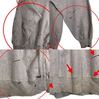 80's Champion チャンピオン REVERSE WEAVE リバースウィーブ トリコロール プリントタグ クルーネックスウェット グレー USA製 Size XL 福生店