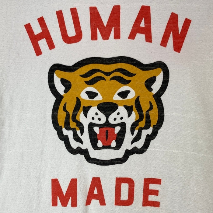 HUMAN MADE ヒューマンメイド タイガープリントTシャツ ホワイト sizeS 瑞穂店