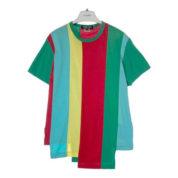 COMME des GARCONS HOMME DEUX コムデギャルソンオムドゥ DK-T003 AD2022 マルチカラー ストライプ Tシャツ sizeM 瑞穂店