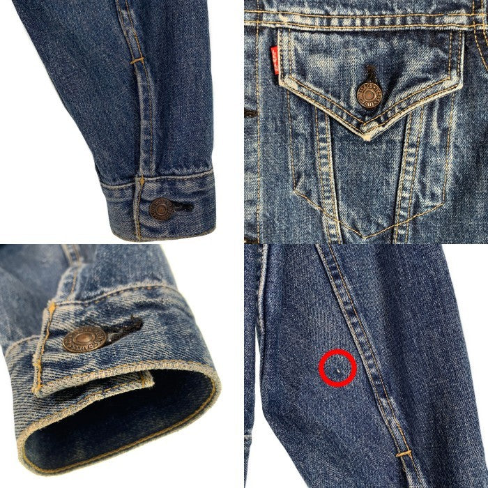 90's LEVI'S リーバイス 71557-02 BIG E 復刻 3rd デニムトラッカージャケット インディゴ 95年 日本製 Size 36 福生店