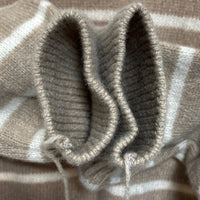 MASU エムエーエスユー 19AW PABLO SWEATER パブロ ウール ボーダーニットセーター ベージュ ホワイト MUFW-KN0291 Size 46 瑞穂店