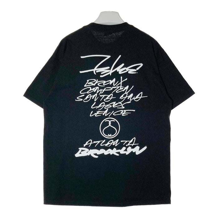 STUSSY ステューシー FUTURA WORLD TOUR フューチュラ ワールドツアー Tシャツ ブラック sizeL 瑞穂店