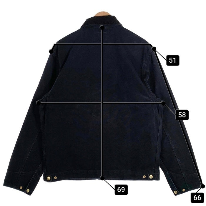 Carhartt WIP カーハートワークインプログレス DETROIT JACKET デトロイトジャケット ダック地 裏地なし ブラック I034819.00E Size L 福生店