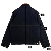 Carhartt WIP カーハートワークインプログレス DETROIT JACKET デトロイトジャケット ダック地 裏地なし ブラック I034819.00E Size L 福生店