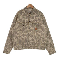 Carhartt WIP カーハート ワークインプログレス DUCK HELSTON JACKET ダックヘルストンジャケット ブリーチ加工 カモフラージュ Size L 福生店