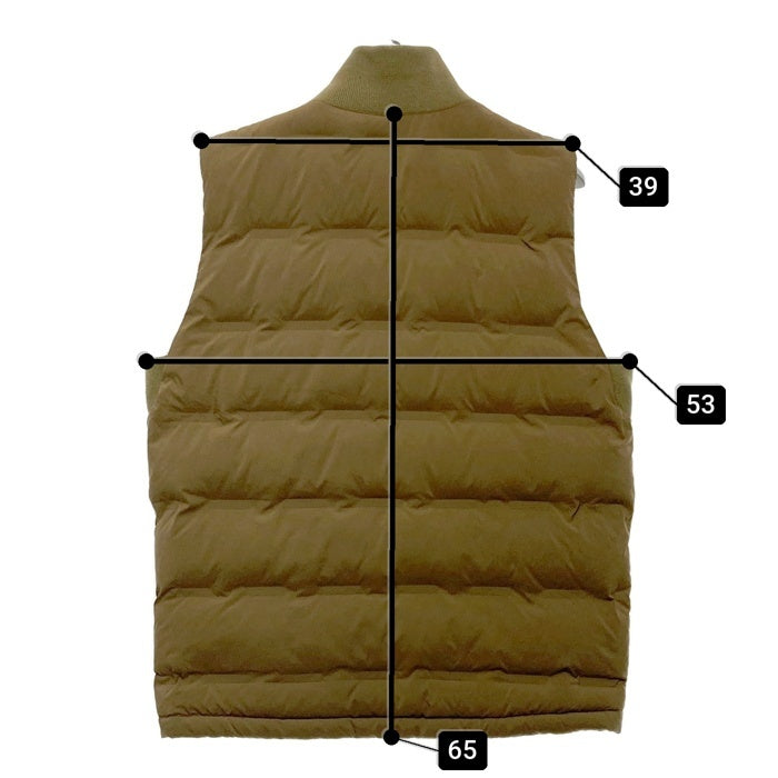 LACOSTE ラコステ BH079EL CLOMAX 止水ジップ 中綿ベスト ブラウン sizeXS 瑞穂店