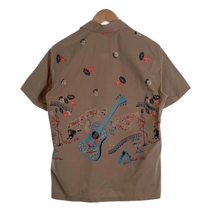 STAR OF HOLLYWOOD スターオブハリウッド コットン オープンカラーシャツ 半袖 カーキ SH38117 Size M 福生店