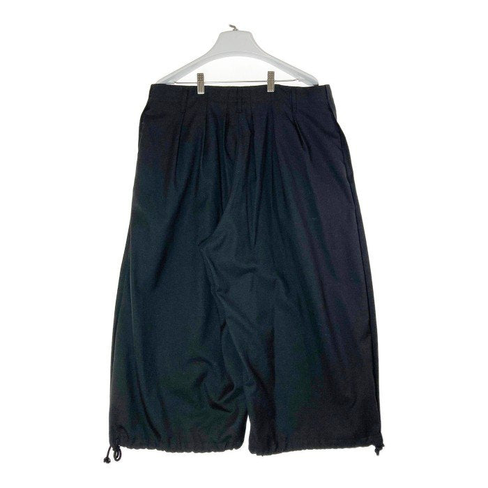 Yohji Yamamoto ヨウジヤマモト GA-P04-100 GroundY グラウンドワイ  T/W Gabardine Balloon Pants TWギャバジン バルーン パンツ ブラック size3 瑞穂店