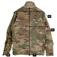 U.S.ARMY US AIR FORCE エアフォース 米空軍 MASSIF マッシフ社製 ELEMENTS JACKET ソフトシェル フィールドジャケット 8415-01-645-0792 デザートカモ Size M LONG 福生店