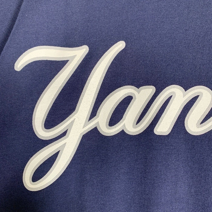 majestic マジェスティック Newyork Yankees ニューヨーク ヤンキース Yankees KNOBLAUCH 11 半袖 Tシャツ ネイビー メキシコ製 Size L 福生店