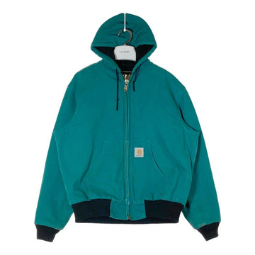 Carhartt カーハート J04 AQU USA製 CRAFTED WITH PRIDEタグ アクティブジャケット 裏キルティング ターコイズ sizeL 瑞穂店