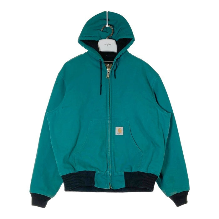 Carhartt カーハート J04 AQU USA製 CRAFTED WITH PRIDEタグ アクティブジャケット 裏キルティング ターコイズ sizeL 瑞穂店