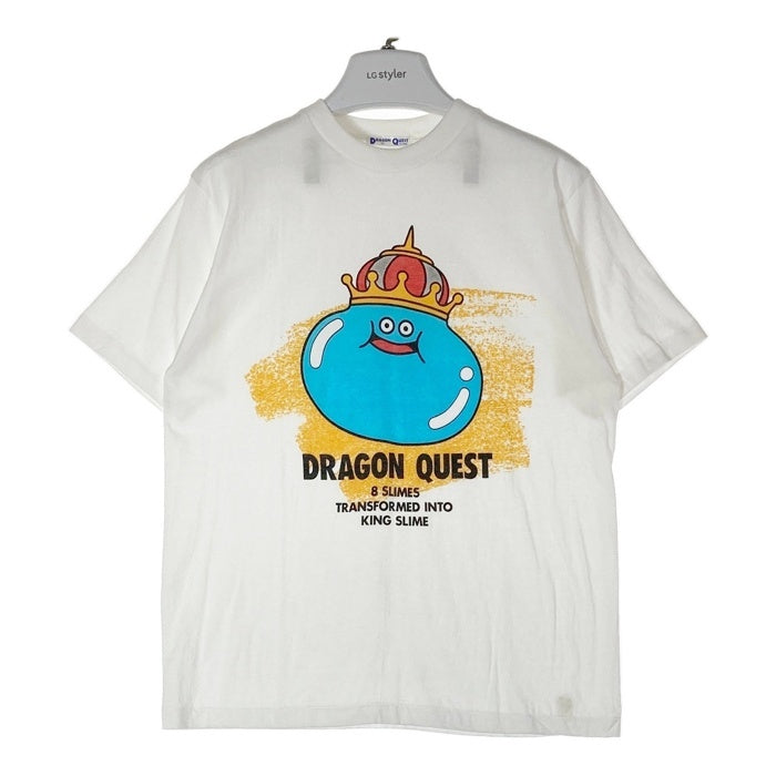 ドラゴンクエスト キングスライム アイロンプリント Tシャツ ホワイト sizeS 2 瑞穂店