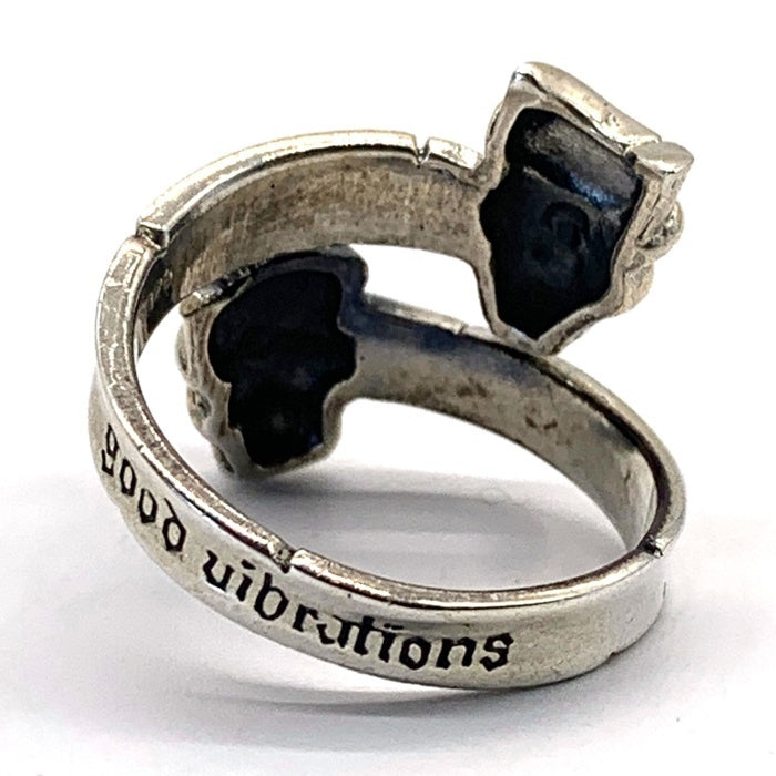 good vibrations グッドバイブレーションズ TWO FACE トゥーフェイス シルバーリング SV925 Size 17号 福生店