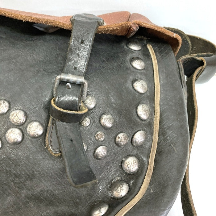 RRL ダブルアールエル スタッズ レザー サドルバッグ ブラック 瑞穂店